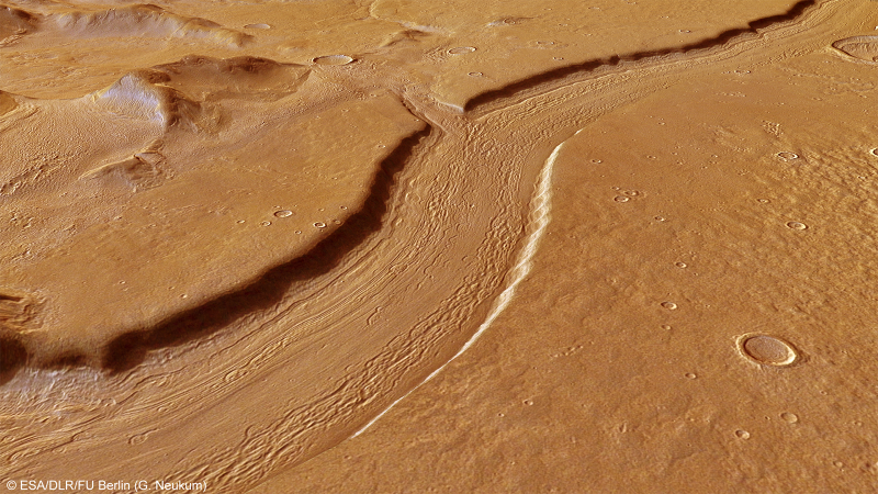 Illustration for article titled Scientists Discover Spectacular River on Mars